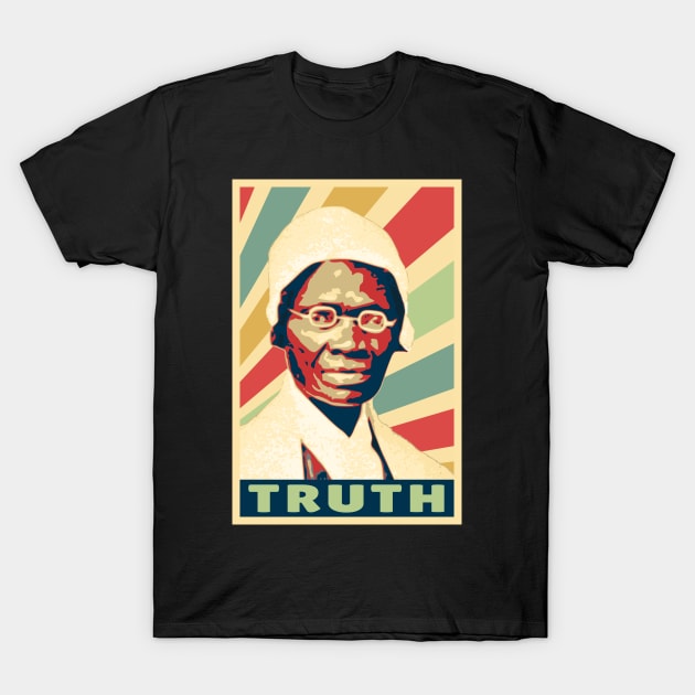 Sojourner Truth Vintage Colors T-Shirt by Nerd_art